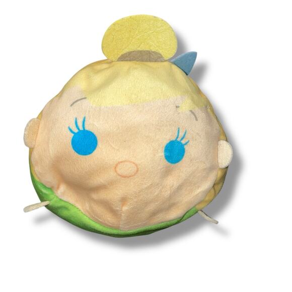 Disney Tsum Plush Princess Belle Beauty & Beast Tinkerbell Pillow 12" Lot of 2 - Picture 12 of 16